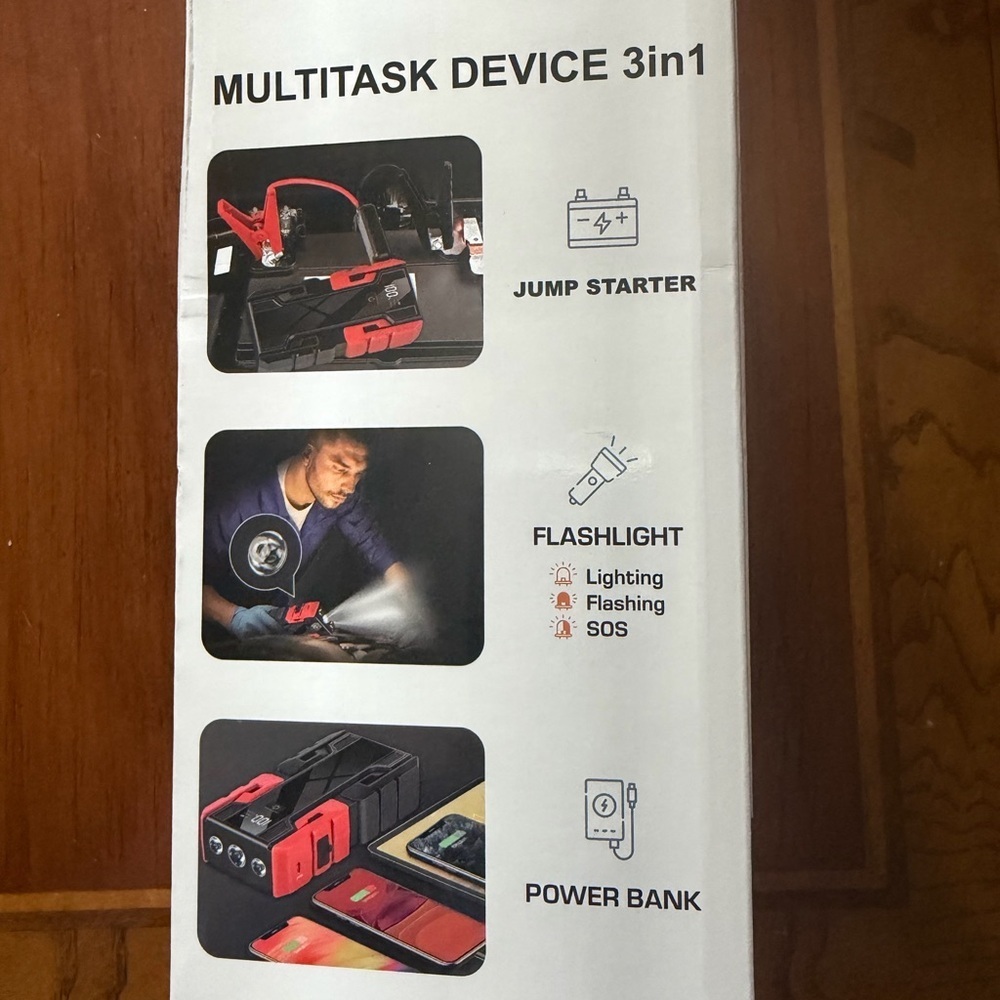 New GILLAWAY 016 Jump Starter 3000A Peak Battery Pack (D5) - Picture 2 of 4